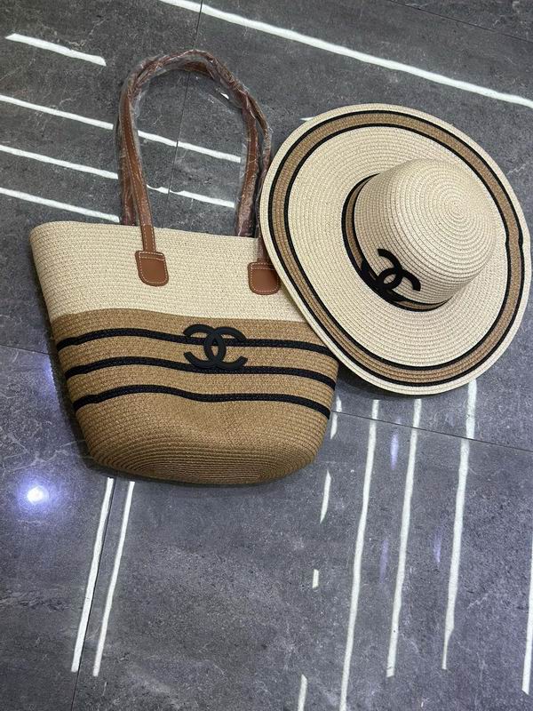 Chanel beach bag hat dx02